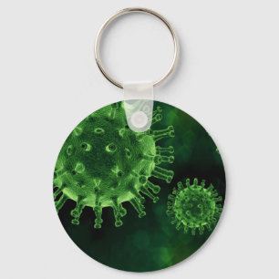 Covid-Virus-Infektion Schlüsselanhänger