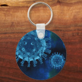 Covid-Virus-Infektion Schlüsselanhänger (Vorderseite)