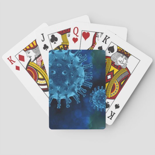 Covid-Virus-Infektion Spielkarten (Rückseite)