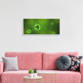 Covid-Virus | Zazzle_Growshop. Leinwanddruck (Insitu (Wohnzimmer))