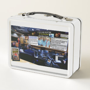 Covid. War Room Metal Lunchbox