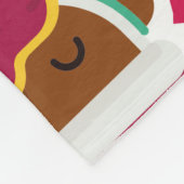 Covider Gesichtsmaske schwarzer Santa Fleecedecke (Ecke)