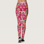 Covider Gesichtsmaske schwarzer Santa Leggings (Rückseite)