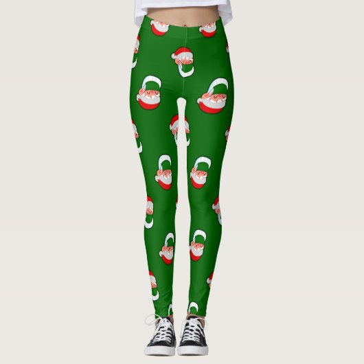 covider Weihnachtsmaske Leggings (Vorderseite)
