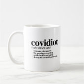 Covidiot Definition Kaffeetasse (Links)
