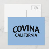 Covina California Postkarte (Vorne/Hinten)