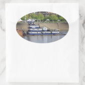 Covington-Aufkleber Ovaler Aufkleber (Tasche)