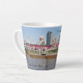 Covington & Barges latte Tasse (Linke Ecke)