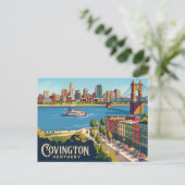 Covington, Kentucky Kentucky Postkarte (Stehend Vorderseite)