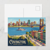 Covington, Kentucky Kentucky Postkarte (Vorne/Hinten)