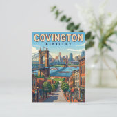 Covington, Kentucky Postkarte (Stehend Vorderseite)