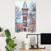 Covington, KY Goebel Park Clock Tower Malerei Poster (Heimbüro)