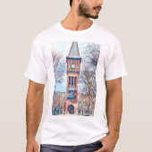 Covington, KY Goebel Park Clock Tower Malerei T-Shirt (Vorderseite)