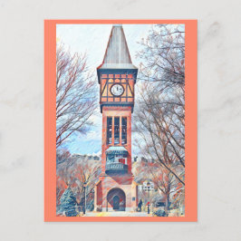 Covington, MY Goebel Park Clock Tower Malerei Postkarte