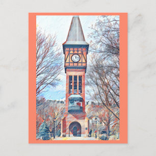 Covington, MY Goebel Park Clock Tower Malerei Postkarte