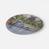 Covington-Papierplatte Pappteller (Schrägansicht)