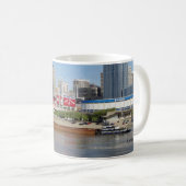 Covington passiert Cincinnati-Schleppkahn Kaffeetasse (VorderseiteRechts)