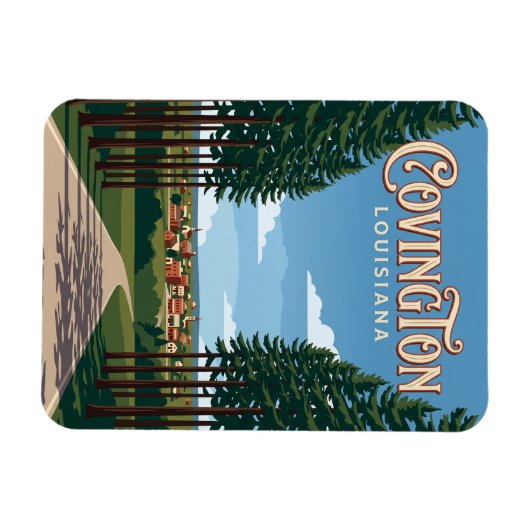 Covington USA Magnet (Horizontal)
