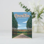 Covington USA Postkarte (Stehend Vorderseite)