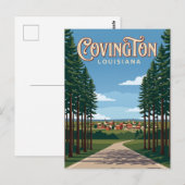 Covington USA Postkarte (Vorne/Hinten)