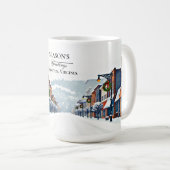 Covington, VA Winter Edition Weihnachtsgrüße Kaffeetasse (VorderseiteRechts)