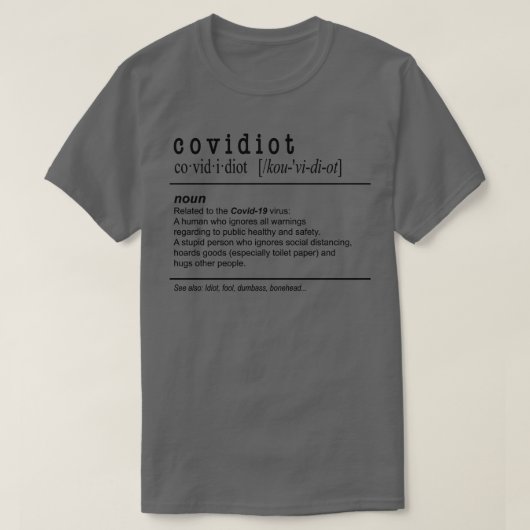 CovNoun-Virus T-Shirt (Design vorne)