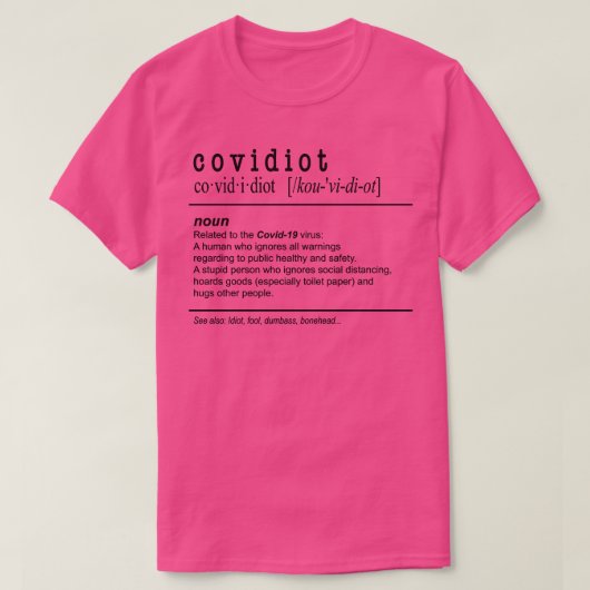 CovNoun-Virus T-Shirt (Design vorne)