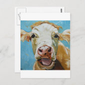 Cow#310 Postkarte (Vorne/Hinten)