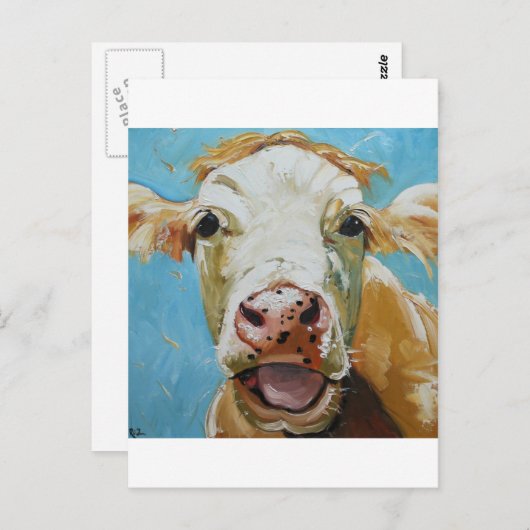 Cow#310 Postkarte (Vorne/Hinten)