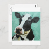 Cow#350 Postkarte (Vorne/Hinten)