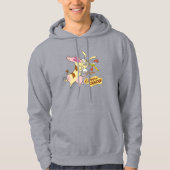 Cow and Chicken Hug Graphic Hoodie (Vorderseite)