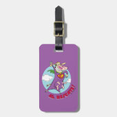 Cow and Chicken Super Cow Al Rescate! Gepäckanhänger (Vorderseite vertikal)