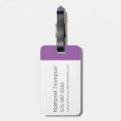 Cow and Chicken Super Cow Al Rescate! Gepäckanhänger (Rückseite vertikal)