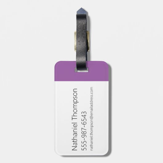 Cow and Chicken Super Cow Al Rescate! Gepäckanhänger (Rückseite vertikal)