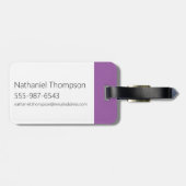 Cow and Chicken Super Cow Al Rescate! Gepäckanhänger (Rückseite horizontal)