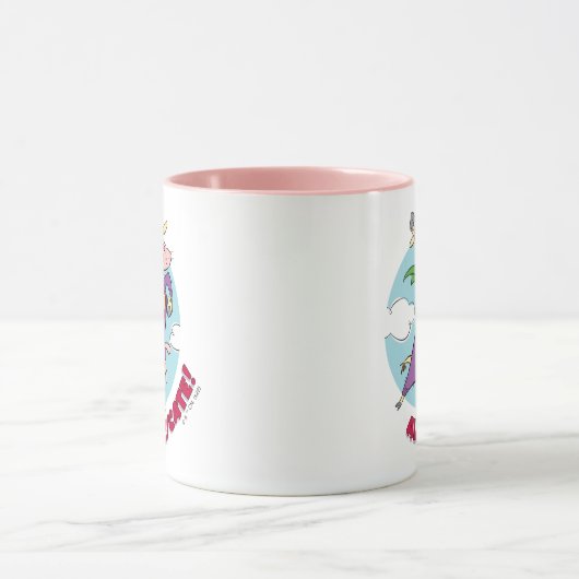 Cow and Chicken Super Cow Al Rescate! Tasse (Zentrum)