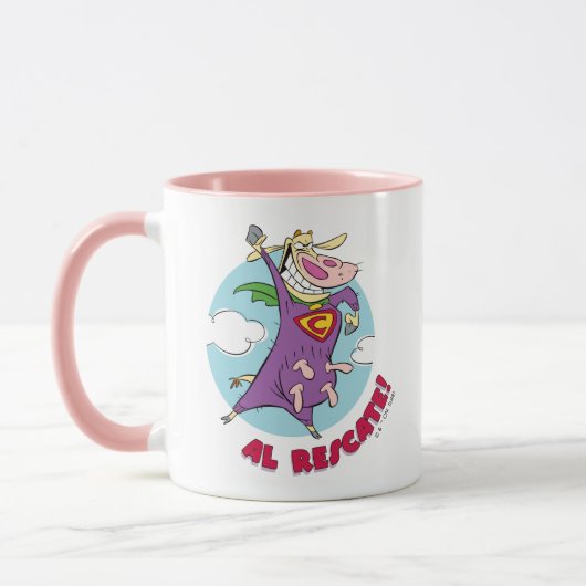 Cow and Chicken Super Cow Al Rescate! Tasse (Links)