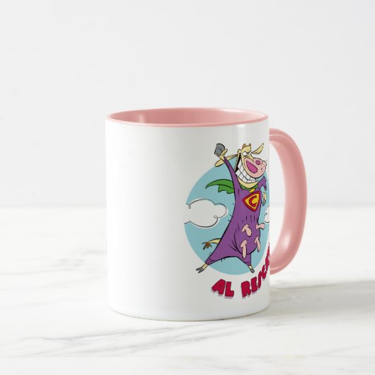 Cow and Chicken Super Cow Al Rescate! Tasse (VorderseiteRechts)