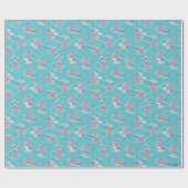 Cow and Chicken Super Cow Pattern Geschenkpapier (Flach)