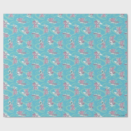 Cow and Chicken Super Cow Pattern Geschenkpapier (Flach)