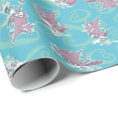 Cow and Chicken Super Cow Pattern Geschenkpapier (Rolleneckpunkt)