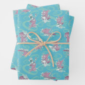 Cow and Chicken Super Cow Pattern Geschenkpapier Set (Beispiel)