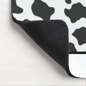 Cow Animal Print Custom Curry Name Mousepad (Ecke)