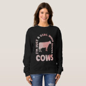 Cow Apparel Farmer Cows Lover for Women & Kids_3 Sweatshirt (Vorne ganz)