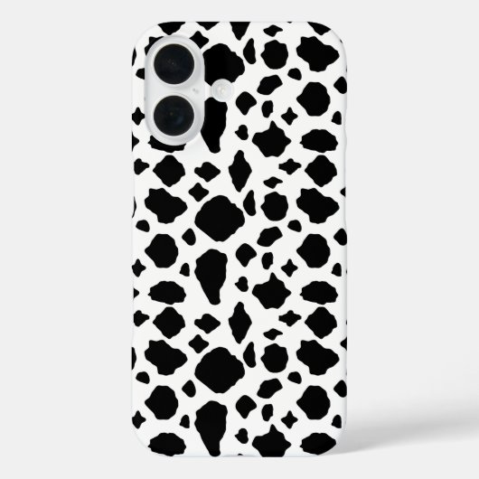 Cow Black and White Pattern Case-Mate iPhone Hülle (Rückseite)