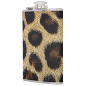 Cow Black White Spots Fur Flachmann (Links)