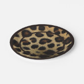 Cow Black White Spots Fur Pappteller (Schrägansicht)