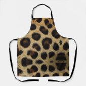 Cow Black White Spots Fur Schürze (Vorderseite)