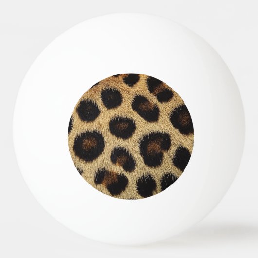 Cow Black White Spots Fur Tischtennisball (Vorderseite)