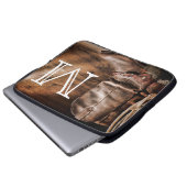 Cow Boy Boots Spur Countr Monogram 15" Laptop Case (Vorne Knopf)